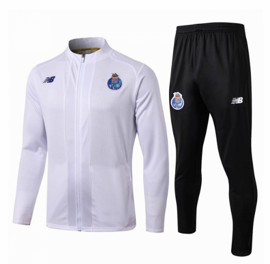 Traje de chaqueta de entrenamiento Porto 2019-2020 blanco